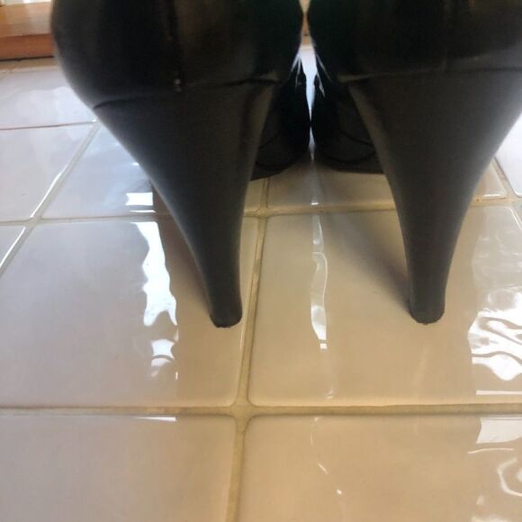 ENZO ANGIOLINI BLACK patent leather stacke… - Picture 7 of 8